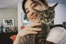 47岁梅婷晒居家素颜照，穿旧T恤打扮普通，意外曝光豪宅内景图片