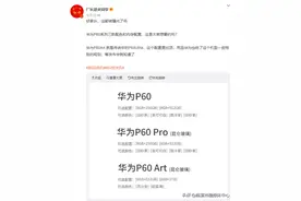 消息称华为P60顶配独享1TB存储、全系8GB内存图片