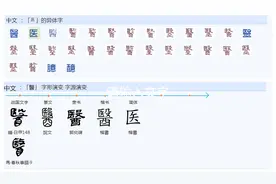 431医的繁体字“醫”，它的造字法是什么样的？图片