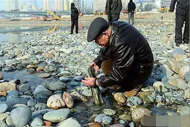 中国四川奇石村，村民靠捡石头发家：买车买房，有的能年赚上百万图片