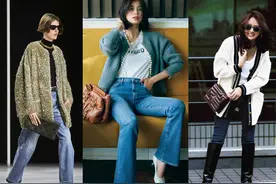 秋天穿牛仔裤想要时髦质感？跟着Celine闭眼穿，随性又优雅，绝了图片