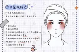 长相一般的女生，化妆时这样调整“三庭五眼”，变美事半功倍图片