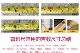 鲁班尺"吉利尺寸"分段高清照片整理，帮您节省时间，建议收藏图片