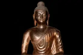 佛案珍品——【铜鎏金•释迦牟尼像】图片