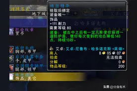 魔兽世界怀旧服：防骑单刷装备讲解，蛛丝精华一点用都没图片