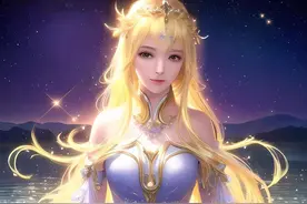 AI绘画二次元美女图片