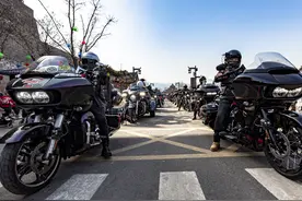 组图 | 太原：摩旅骑行 向春天出发图片