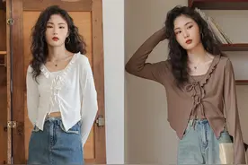 春天还是短款上衣好穿！小巧精致又显精神，穿上秒变邻家小姐姐图片