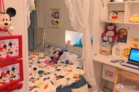 广东姑娘晒6㎡小卧室，空间逼仄，她却布置得少女风满满，太舒适图片