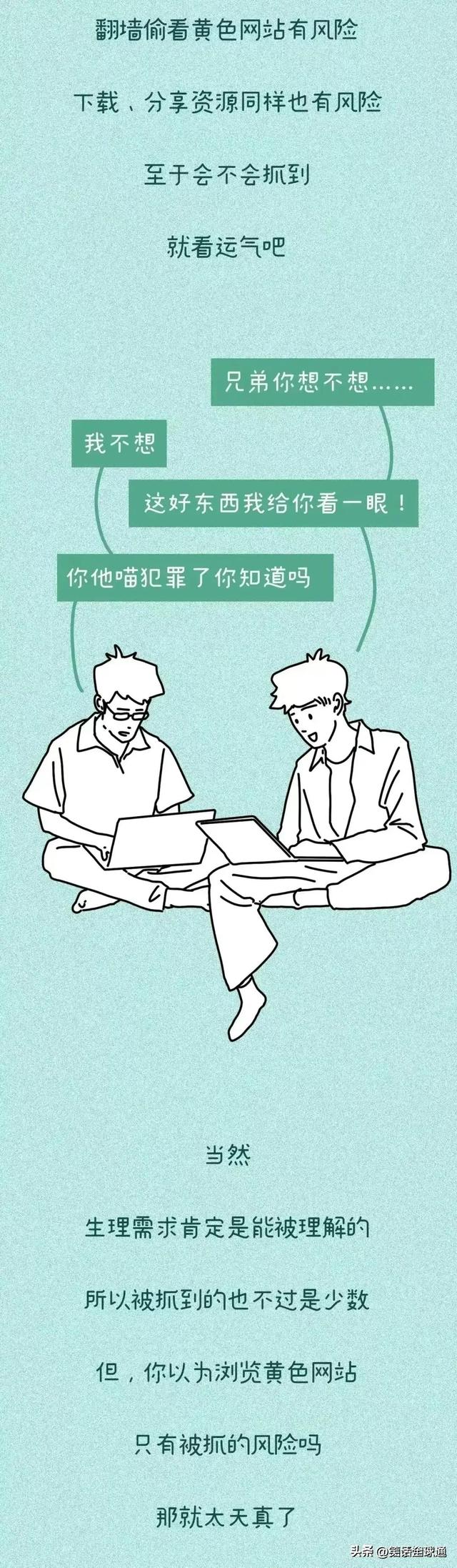 经常偷偷浏览色情网站，会被别人发现吗？(漫画)