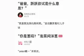 超喜欢谐音梗 太有意思了图片
