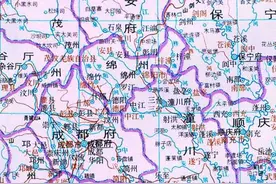 通过地图，了解四川省绵阳市从古到今的历史变迁图片