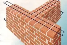 农村自建砖混房，三层及以下构柱可不设，但两处墙体拉结筋必须设图片