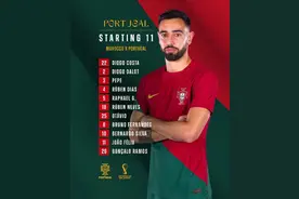 C罗仍然替补！摩洛哥vs葡萄牙首发名单出炉，大连人主帅谢晖支持C罗打替补图片