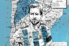 一组世界各国当家球星手绘图挂，2022世界杯邻近，请留存图片