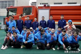 益阳消防走进特殊教育学校开展消防安全爱心接力行动图片