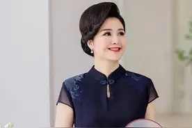 中老年模特“一姐”梁晓晴：拍12年中老年女装，卸妆后是90后美女图片