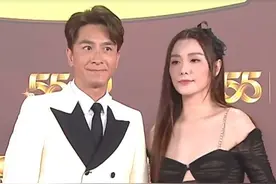 TVB台庆红毯：汤洛雯膀大腰圆，蔡思贝太保守，49岁陈炜艳压全场图片