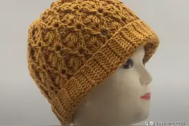 冬天当然要多钩一些帽子，菱花帽编织教程，学会帮妈妈钩一个吧图片