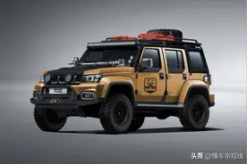 新车 | 竞争坦克300风林铁骑？曝北京BJ40可可西里版，原厂越野改装图片