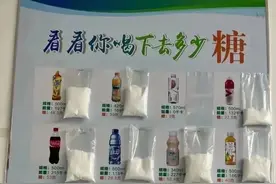 超直观！看看你平时喝的饮料有多少糖！图片