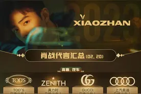 肖战的代言：质量数量齐登顶，高奢国民两手抓图片