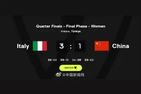 中国女排负于意大利女排图片