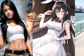 我的同事用PicSo AI这款绘画软件，连夜生成了100个“女朋友”图片