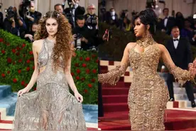 这届MetGala美翻了！身穿古董裙化身名伶，浮华风美到令人咋舌图片