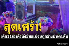 泰国11岁男孩为救母亲，被野象踢中伤重身亡图片