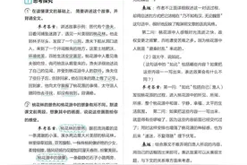 八年级语文下册第九课《桃花源记》课文笔记和课后题答案图片