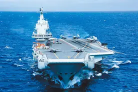 央视透露中美海空交锋，航母互相进入攻击范围，我军机对抗占上风图片