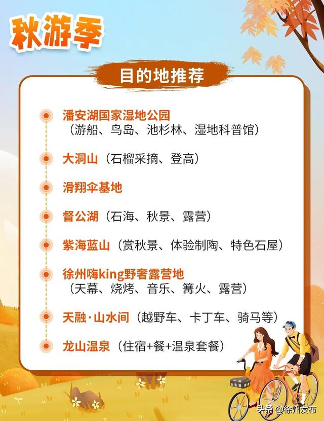 金秋微度假，就来贾汪，66个必玩之地安排！