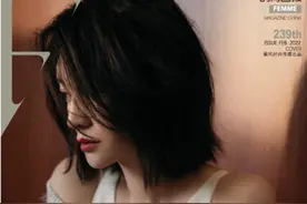 44岁李小冉久违拍大片！留短发甜美减龄，穿职场装霸气又不失气质图片