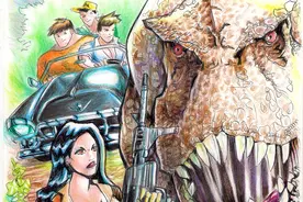 20发无限子弹的《恐龙快打2》，这才是原汁原味的机厅味道图片