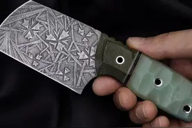 竹林俄罗斯战术刀 沃尔钦维克手工打造图片