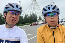 12天1200多公里，爸爸带准初中生儿子环渤海骑行图片