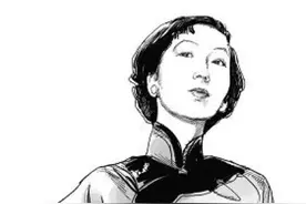 穿旗袍的张爱玲去了香港图片