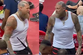 44岁鸟人严重发福，NBA硬汉大变样！娶中国混血美女，人生赢家图片