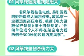 图说｜放风筝不可放飞安全！关于放风筝的潜在危险你知道多少？图片