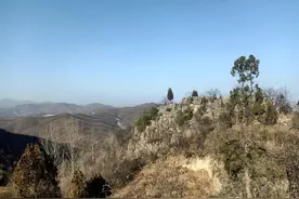 内乡黄龙古寨有三奇观：千年冬青树，插剑崖及摩崖石刻，双龙眼等图片