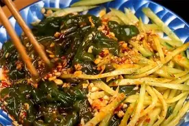 黄瓜别做老一套了，教你夏日创意新吃法，开胃又解馋，比肉还香图片