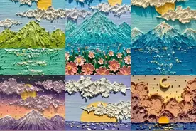60张“油画棒”创意课程，疯狂又迷人，色彩感超赞！太厉害了图片