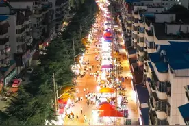 二里井夜市，阜阳夜市烟火气天花板图片