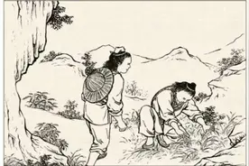 「民间故事」他将避雨地方让给老人，老人：以后你就靠屁吃饭吧图片