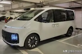 新车 | 比别克GL8大，曝现代新MPV国内实车，可选2.2T柴油动力+四驱图片