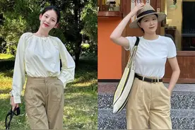 今夏火了一种裤子，它叫“泥裤”，时髦百搭，比阔腿裤更显瘦图片