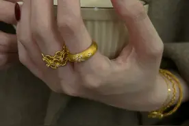 真的好高级的黄金戒指分享！黄金也同样能美出高级感！图片