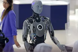 人形机器人，进厂“打工”难图片