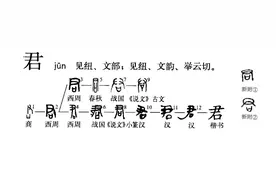“君”字释义图片